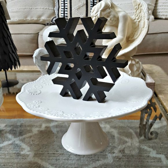 WINTER Snowflake CAKE STAND RISER - Picture 3 of 4